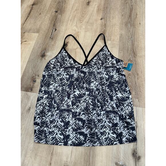prAna Tops - NWT PrAna Ernest Outdoors Tank Top Black Pacifica Women’s Large